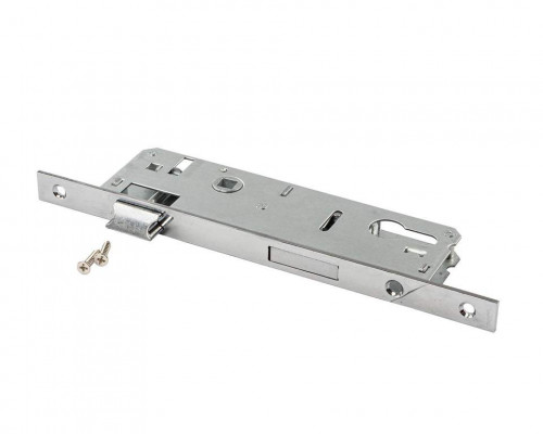 Замок однозапорный с ригелем и фалевой защёлкой, F16/35/85/8