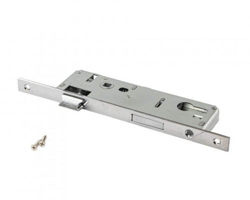 Замок однозапорный с ригелем и фалевой защёлкой, F16/35/92/8