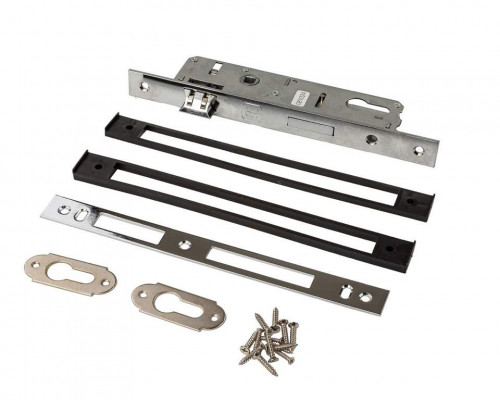 Замок с тихой фалевой защелкой (ОП 2мм, НПЦ 2шт, Подкл. 5+7мм) 85-30-23-3-8