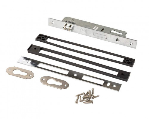 Замок с тихой роликовой защелкой (ОП 2мм, НПЦ 2шт, Подкл. 5+7мм) 85-20-23-3