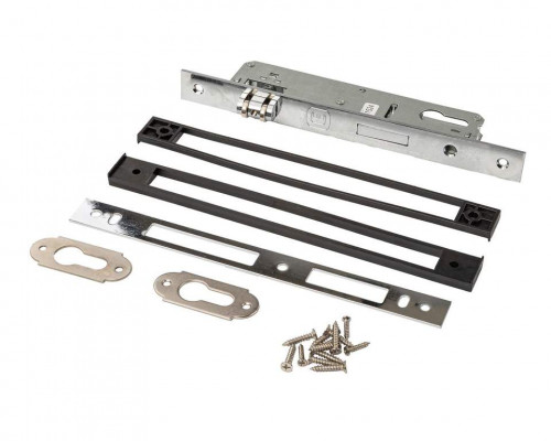 Замок с тихой роликовой защелкой (ОП 2мм, НПЦ 2шт, Подкл. 5+7мм) 85-25-23-3