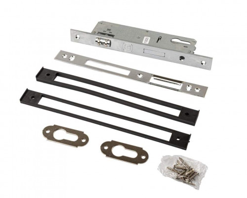 Замок с тихой роликовой защелкой (ОП 2мм, НПЦ 2шт, Подкл. 5+7мм) 85-35-23-3