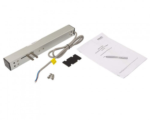 Запирающий ригельный привод LZ-28, 24В, для накладного монтажа, ход 18 мм, серый