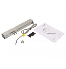 Запирающий ригельный привод LZ-28, 24В, для накладного монтажа, ход 18 мм, серый