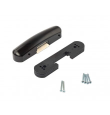 Защелка электромеханическая НЗ для накладной антипаники, с механической разблокировкой, 8-14V ac/dc, черная